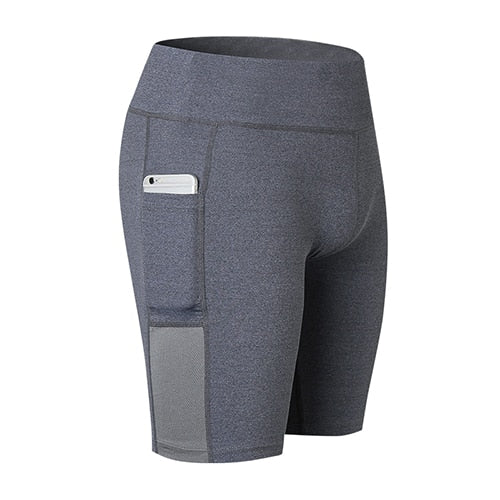 Cute Comfortable Breathable Elastic Sports Women's Shorts - Blue Force Sports