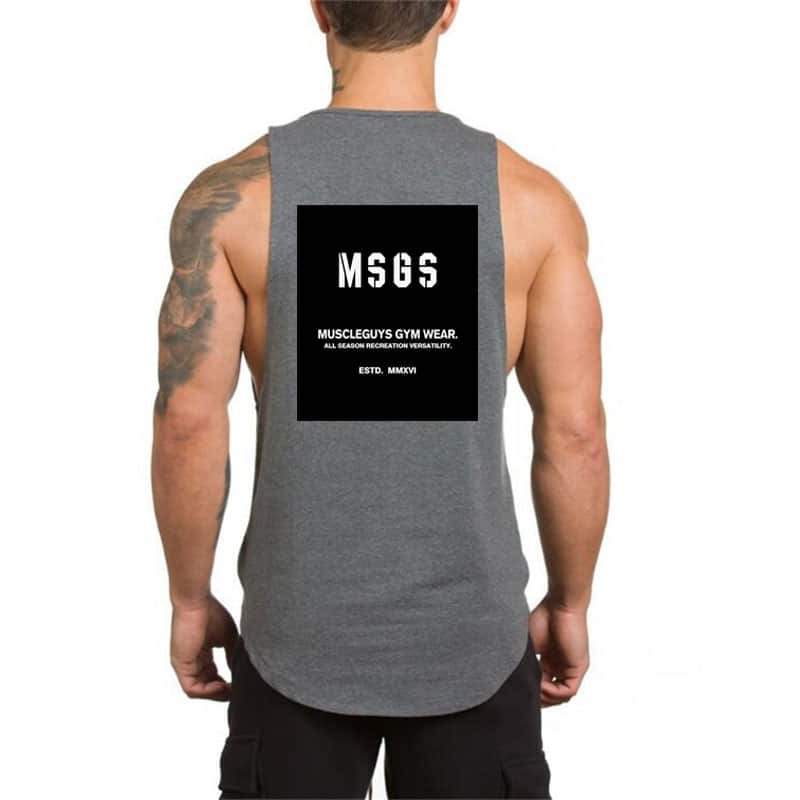 Men's Training Vest Top - Blue Force Sports