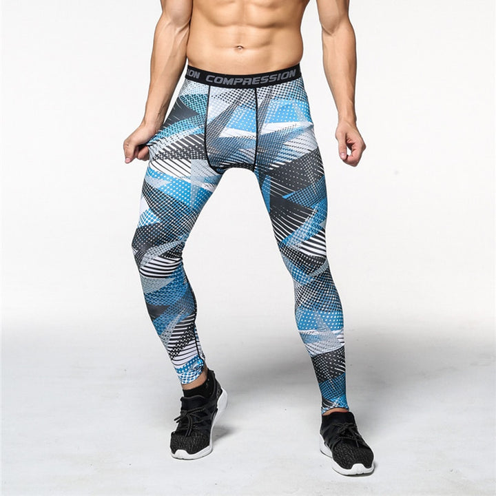 Compression Sport Pants for Men - Blue Force Sports