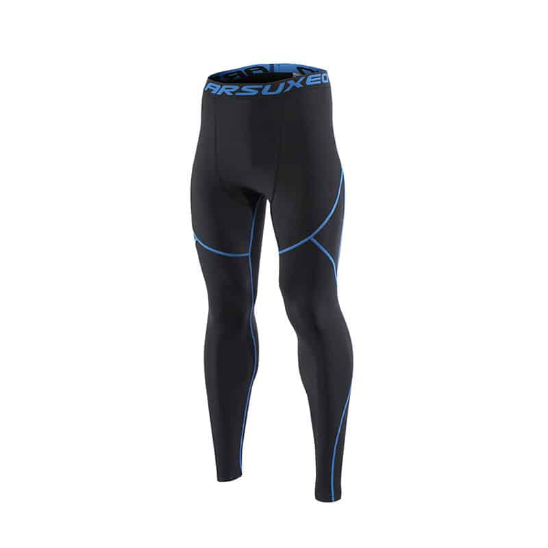 Winter Warm Thermal Compression Pants - Blue Force Sports