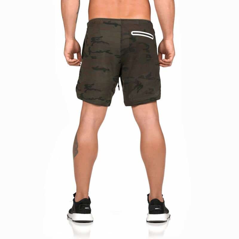 Cotton / Polyester Men's Gym Shorts - Blue Force Sports