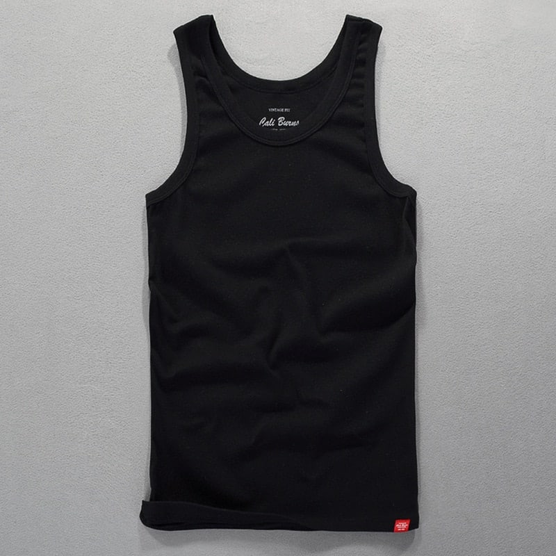 Men's Comfortable Cotton Sleeveless Vest - Blue Force Sports