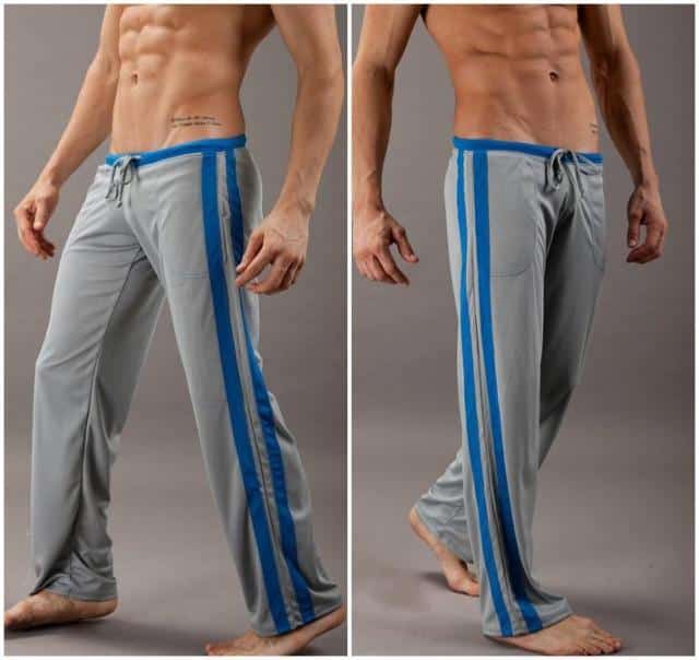 Men's Striped Sports Pants - Blue Force Sports