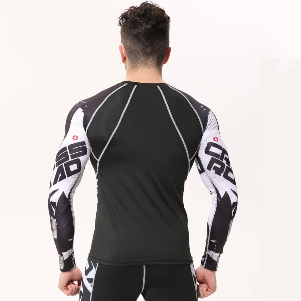 Men's Long Sleeve Fitness T-Shirts - Blue Force Sports