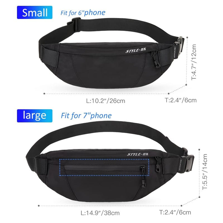 Waterproof Waist Bag with Belt - Blue Force Sports