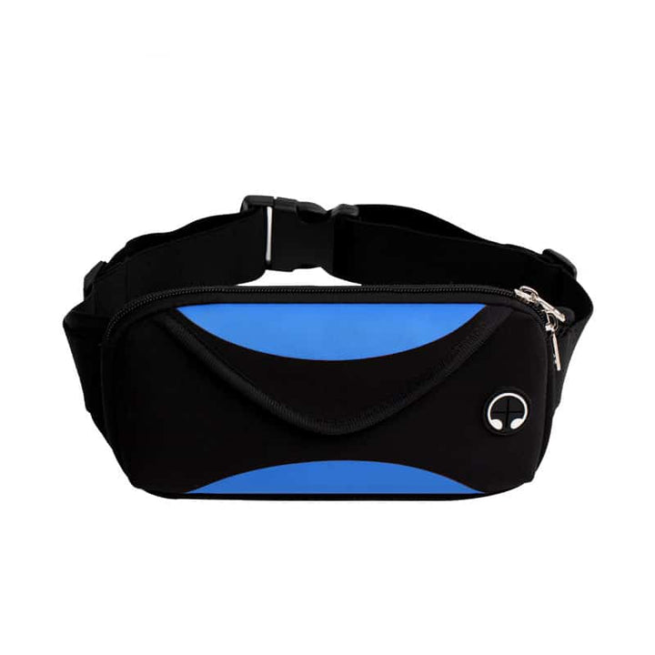 Capacious Waterproof Sport Waist Bag - Blue Force Sports