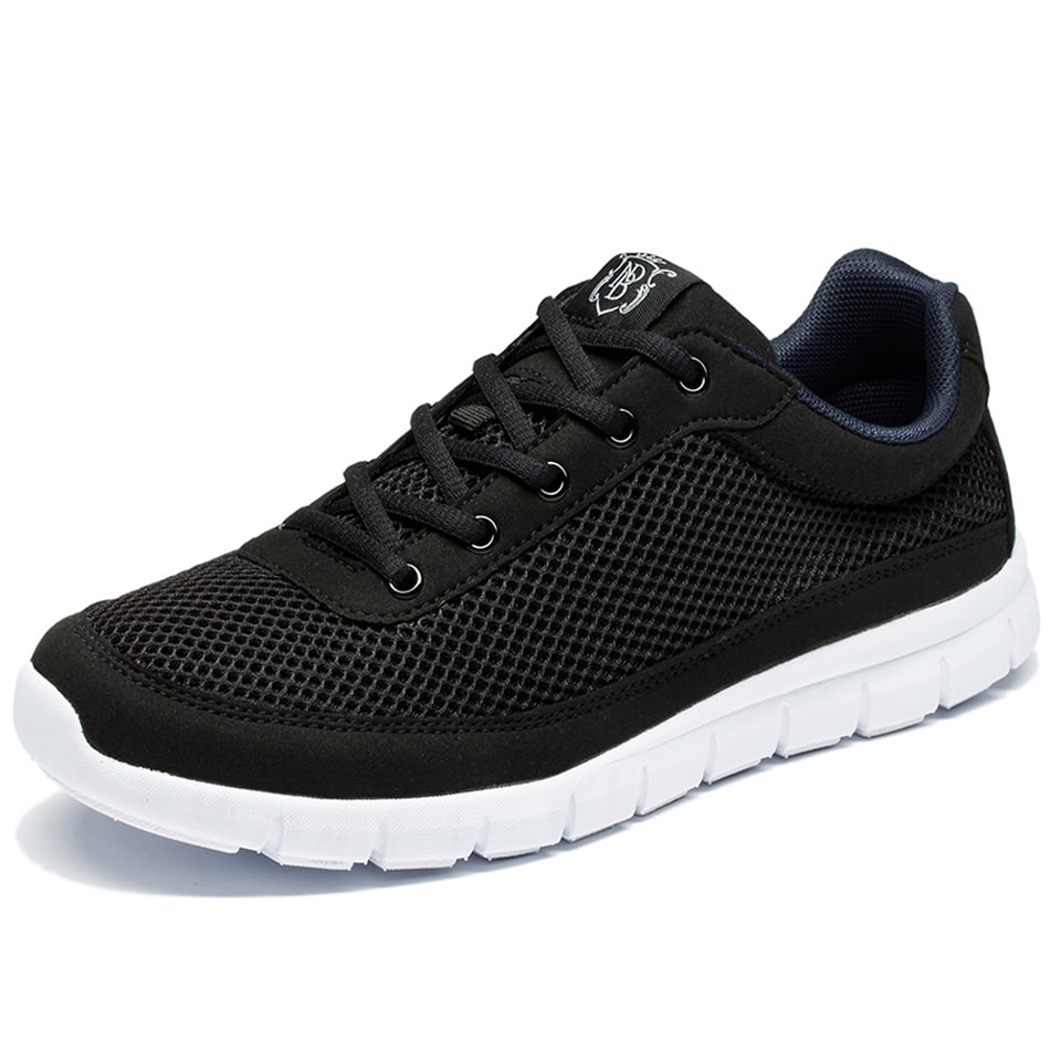 Men's Breathable Comfortable Lace-Up Sneakers - Blue Force Sports