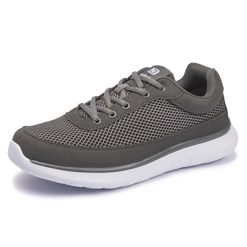 Men's Breathable Comfortable Lace-Up Sneakers - Blue Force Sports