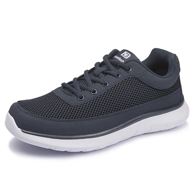 Men's Breathable Comfortable Lace-Up Sneakers - Blue Force Sports