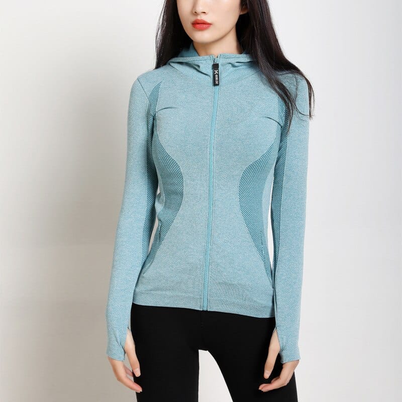 Women's Spandex Sport Jacket - Blue Force Sports