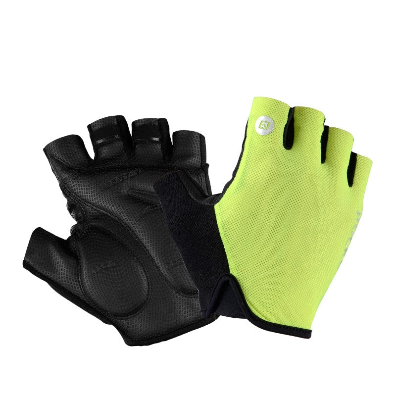 Shockproof Anti-Slip Unisex Cycling Half-Finger Gloves - Blue Force Sports