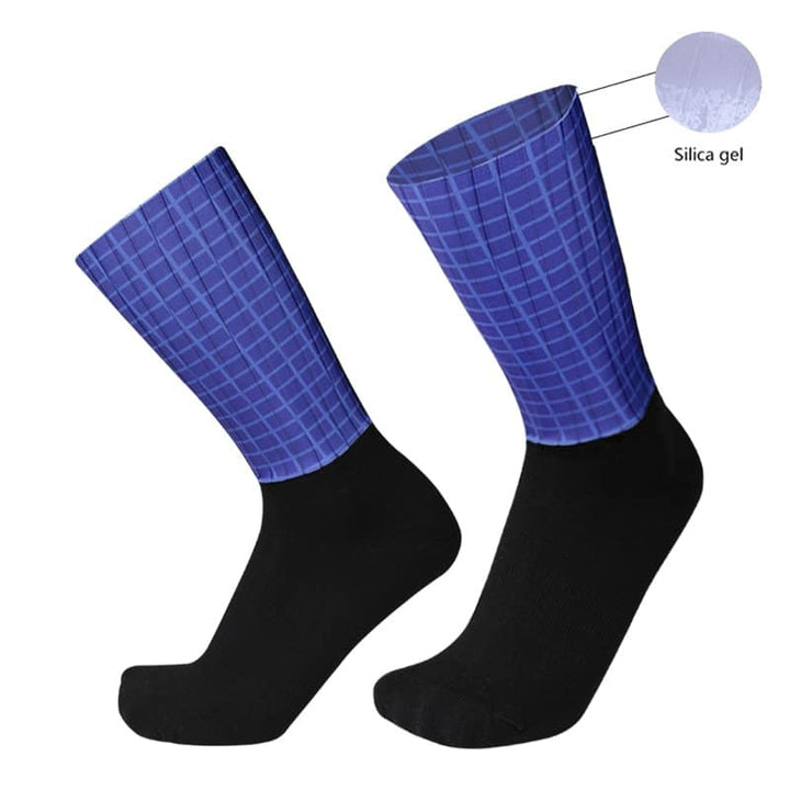 Men's Breathable Mesh Cycling Socks - Blue Force Sports