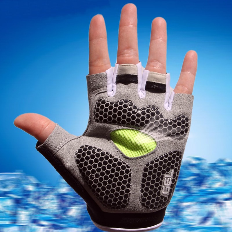 Gel Padded Anti-Slip Sport Gloves - Blue Force Sports