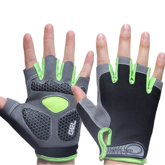 Gel Padded Anti-Slip Sport Gloves - Blue Force Sports