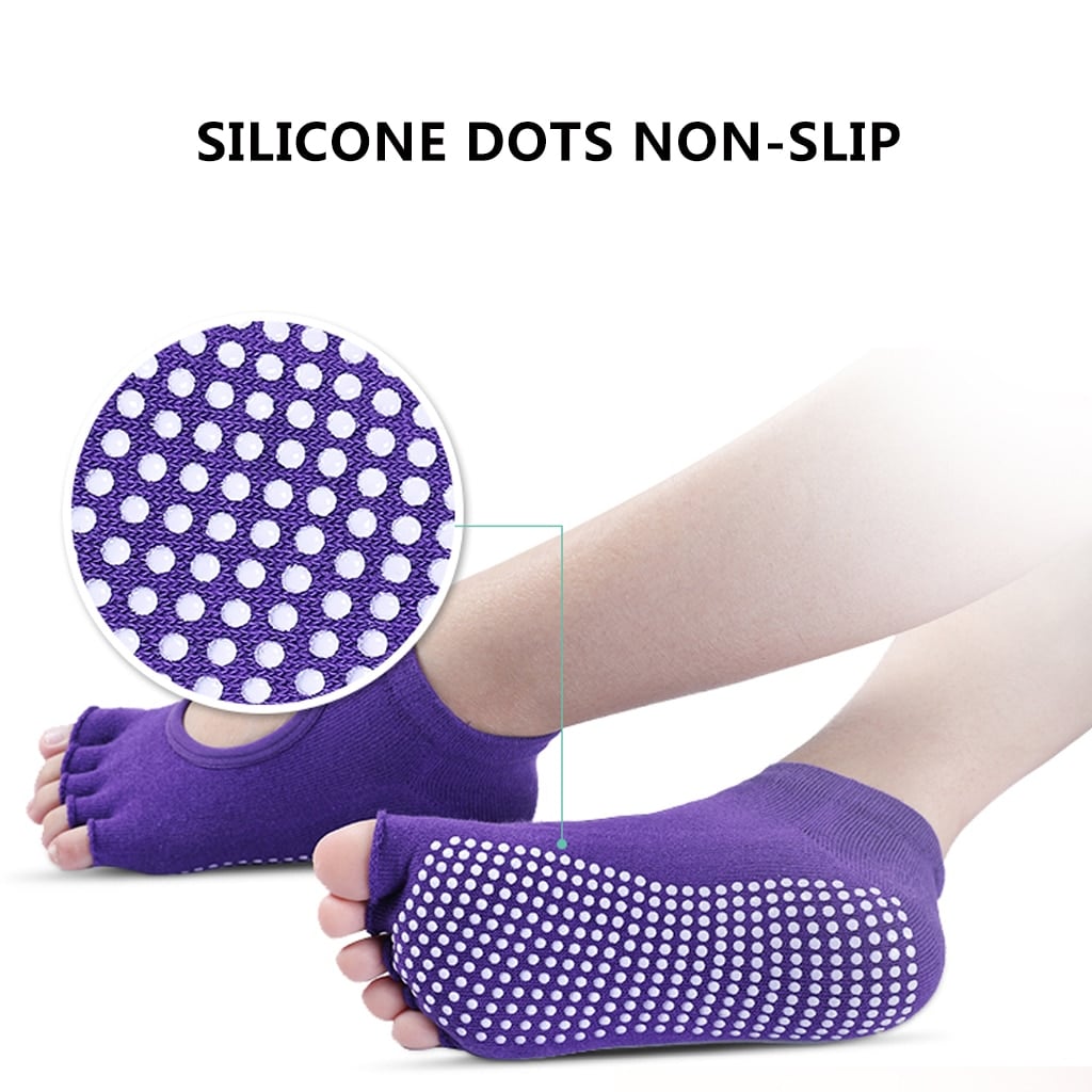 Women's Non-Slip Yoga Socks - Blue Force Sports