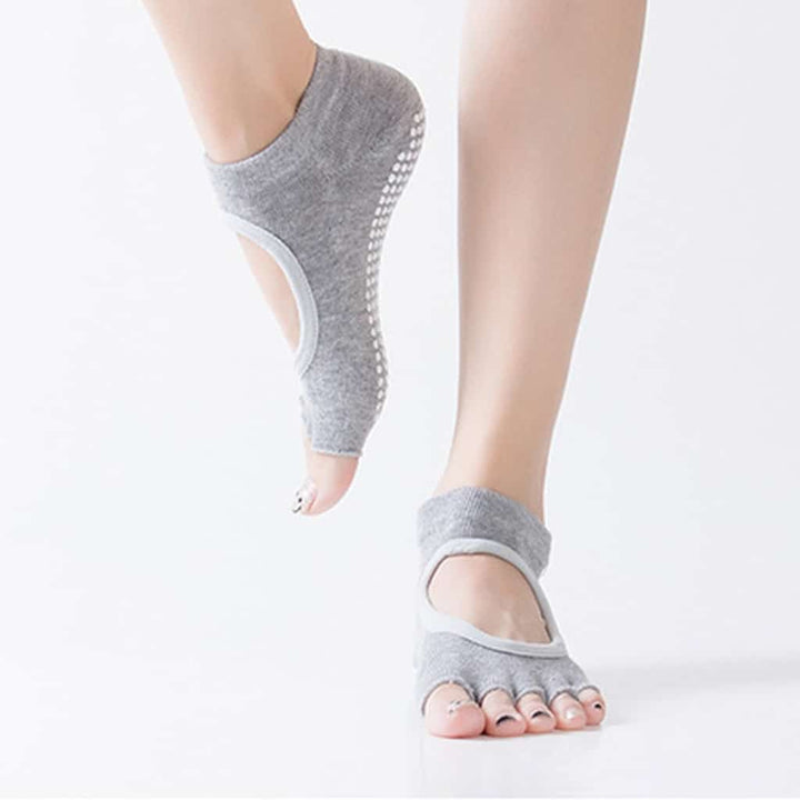 Women's Non-Slip Yoga Socks - Blue Force Sports