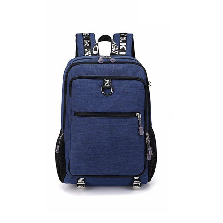 Men's Casual Laptop Backpack with USB Port - Blue Force Sports