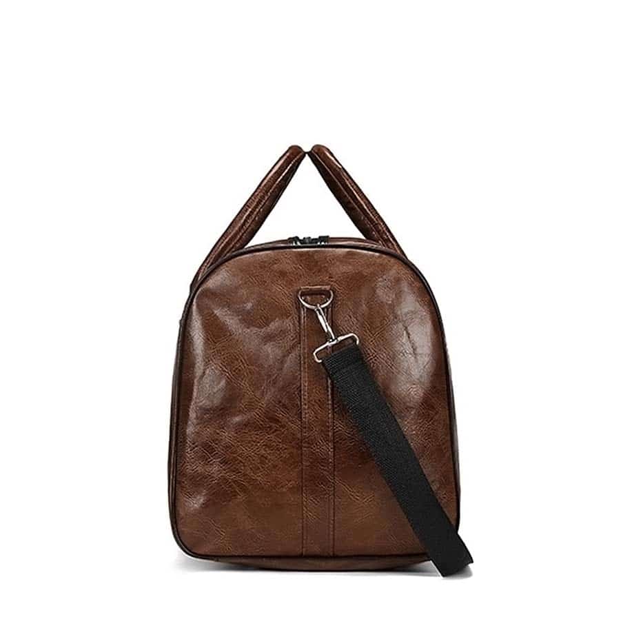 Vintage Eco-Leather Gym Bag - Blue Force Sports