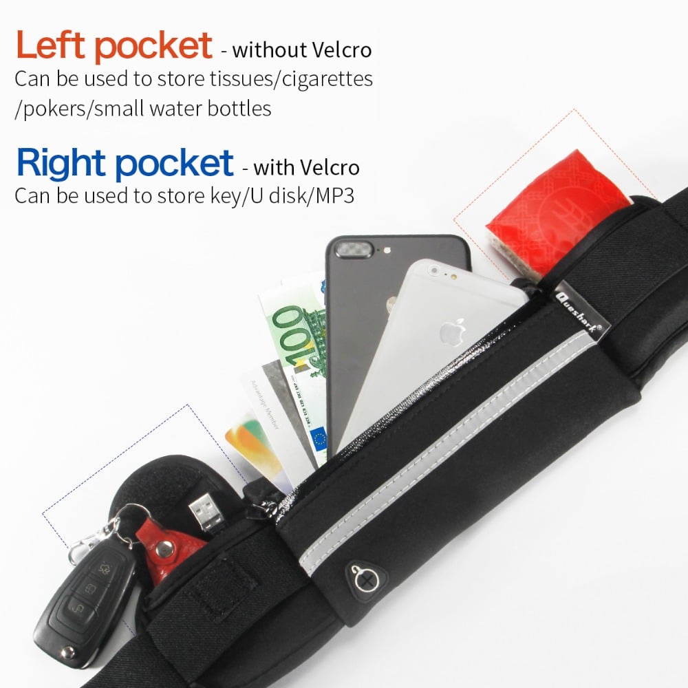 Waist Jogging Fitness Anti-Theft Belt Bag - Blue Force Sports