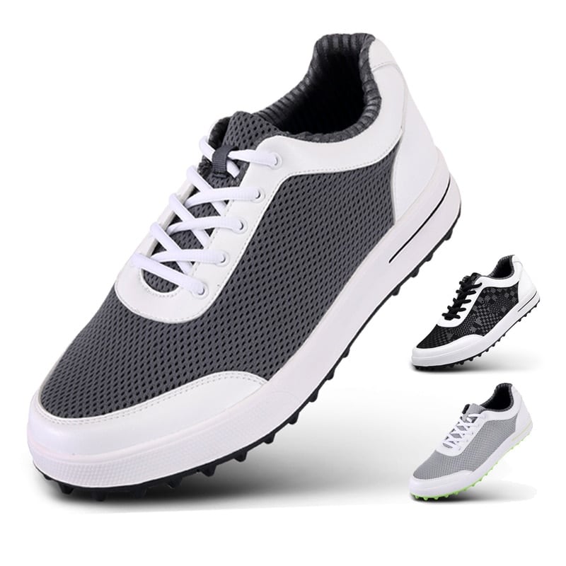 Men's Breathable Mesh Golf Shoes - Blue Force Sports