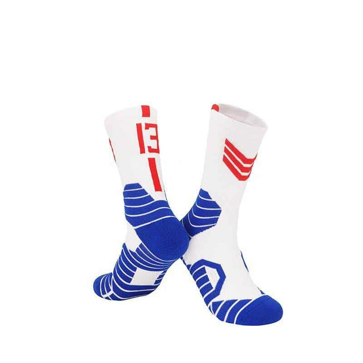 Number Basketball Socks - Blue Force Sports