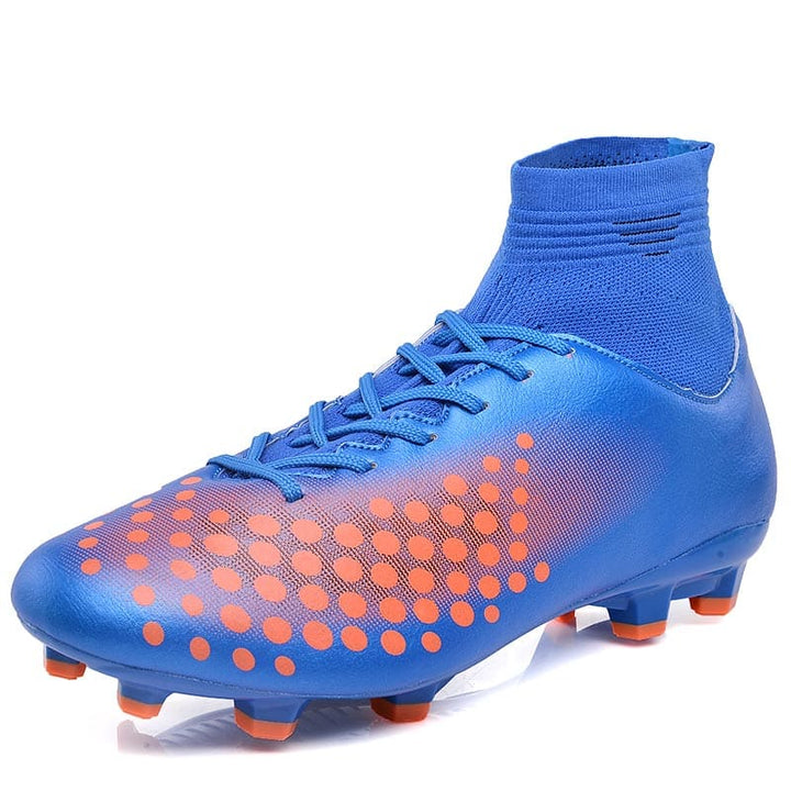 Fashion Long Spike Football Shoes - Blue Force Sports