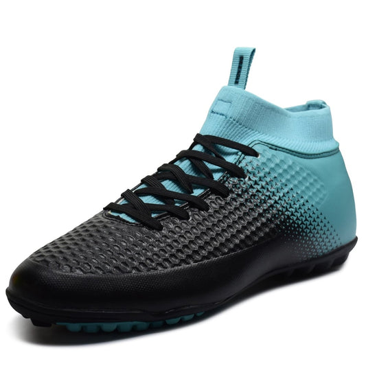 Indoor High Ankle Football Sneakers - Blue Force Sports