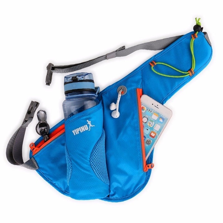 Sports Waist Bags for Water Bottle and Phone - Blue Force Sports