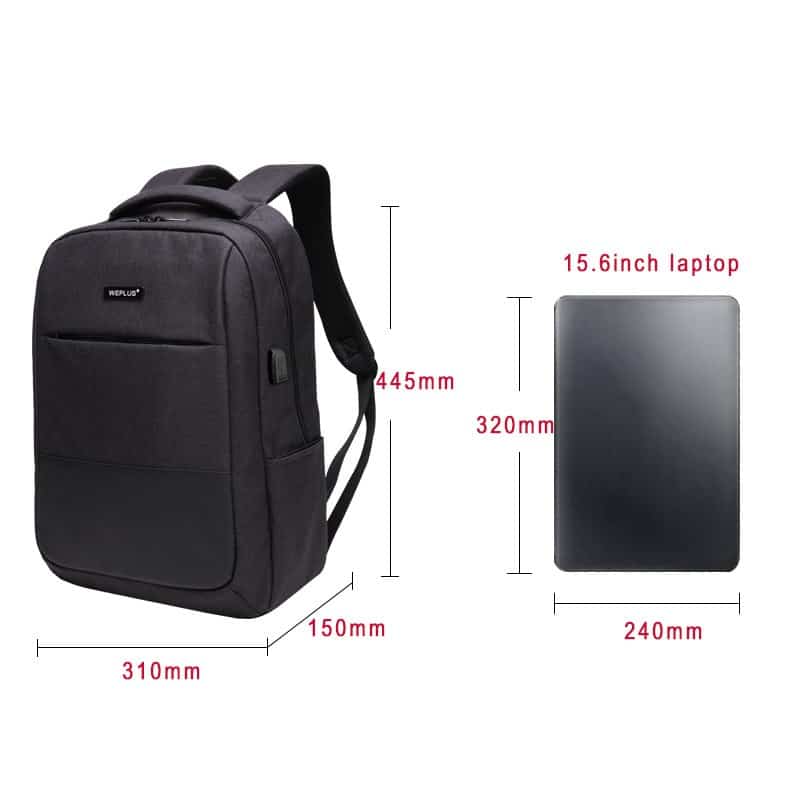 Multifunctional Water-Resistant Large Capacity Men's Laptop Backpack - Blue Force Sports