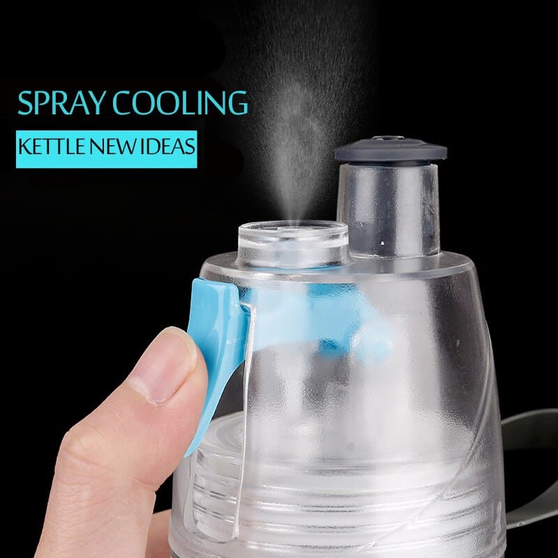 Mist Spray Sports Water Bottle - Blue Force Sports