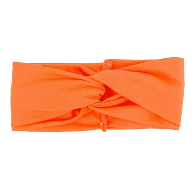 Women's Two Tone Criss Cross Yoga Headband - Blue Force Sports