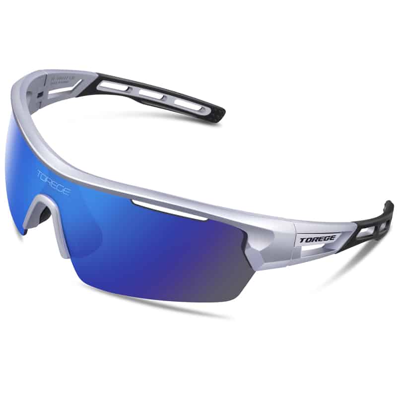 Polarized Sunglasses with Interchangeable Lenses Set - Blue Force Sports
