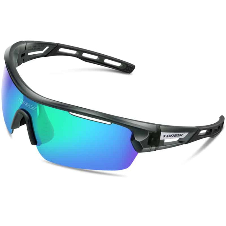 Polarized Sunglasses with Interchangeable Lenses Set - Blue Force Sports