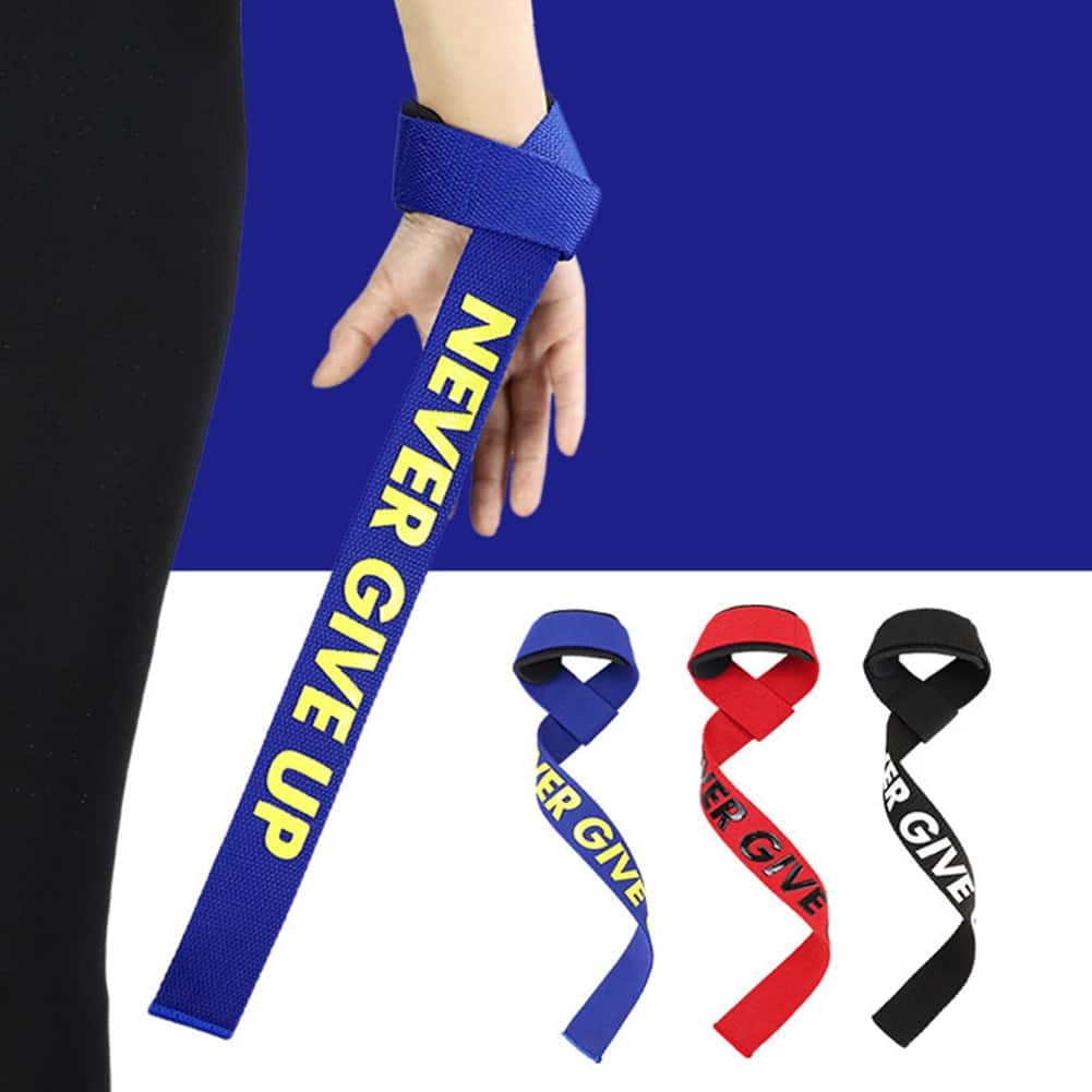 Nylon Weight Lifting Wrist Band - Blue Force Sports