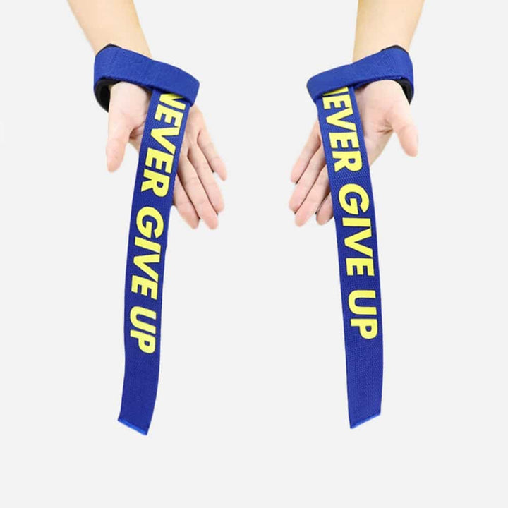 Nylon Weight Lifting Wrist Band - Blue Force Sports