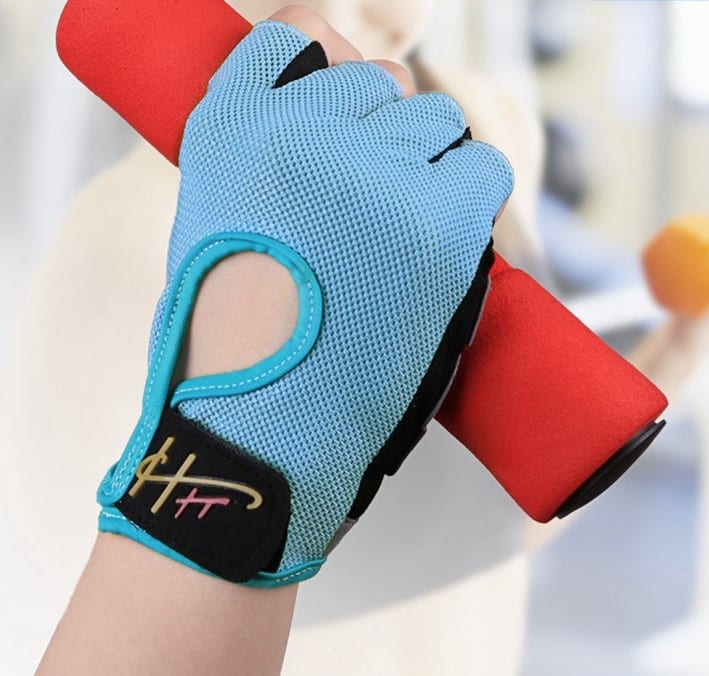 Anti-Slip Breathable Mesh Weight Lifting Gloves - Blue Force Sports