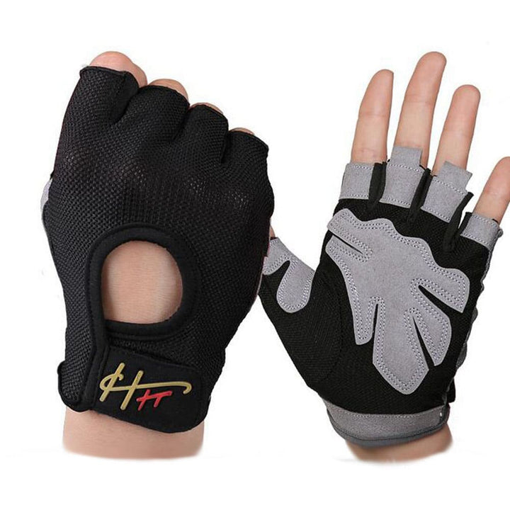 Anti-Slip Breathable Mesh Weight Lifting Gloves - Blue Force Sports