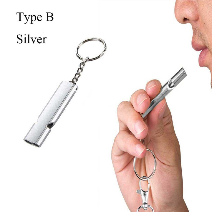 Stainless Steel Survival Whistle - Blue Force Sports