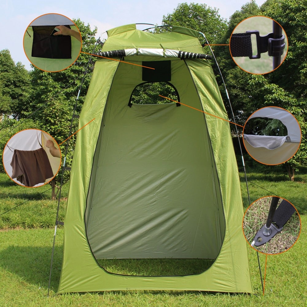 Portable Shower, Changing Room Camping Tent - Blue Force Sports