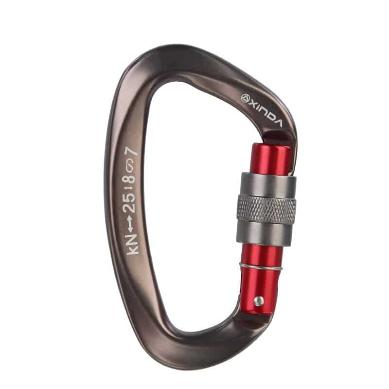 D-Shaped Climbing Carabiner - Blue Force Sports