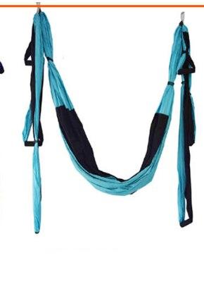 Nylon Anti-gravity Hammock With 6 Handles For Yoga Exercises - Blue Force Sports