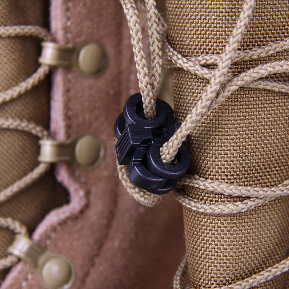 Useful Convenient Antiskid Plastic Shoe Lace Buckles Set - Blue Force Sports