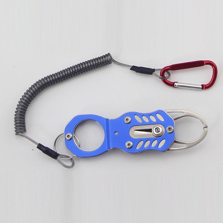 Compact Fish Gripper with Rope - Blue Force Sports