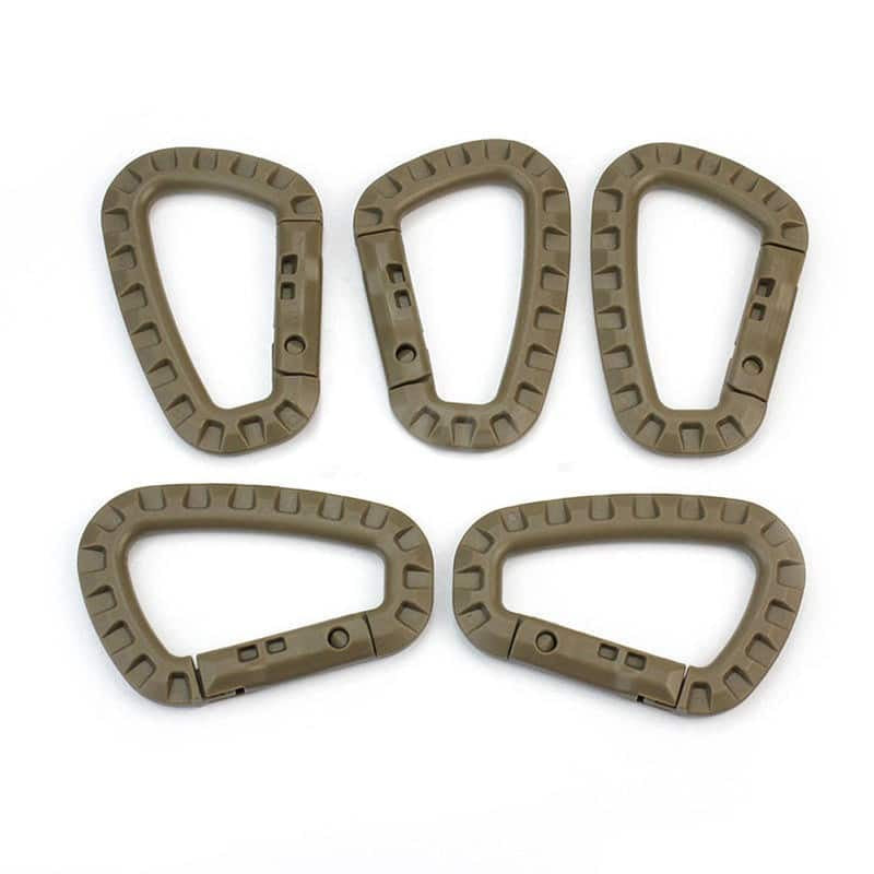 Outdoor High Quality Multifunctional Durable Hard Plastic Carabiners Set - Blue Force Sports