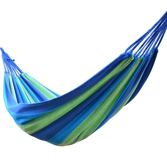 Portable Canvas Hammock for Camping - Blue Force Sports