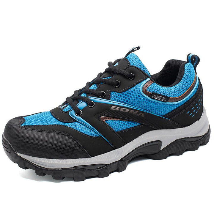 Men's Outdoor Lace Up Hiking Shoes - Blue Force Sports