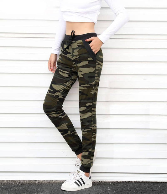 Camouflage Joggers for Women - Blue Force Sports