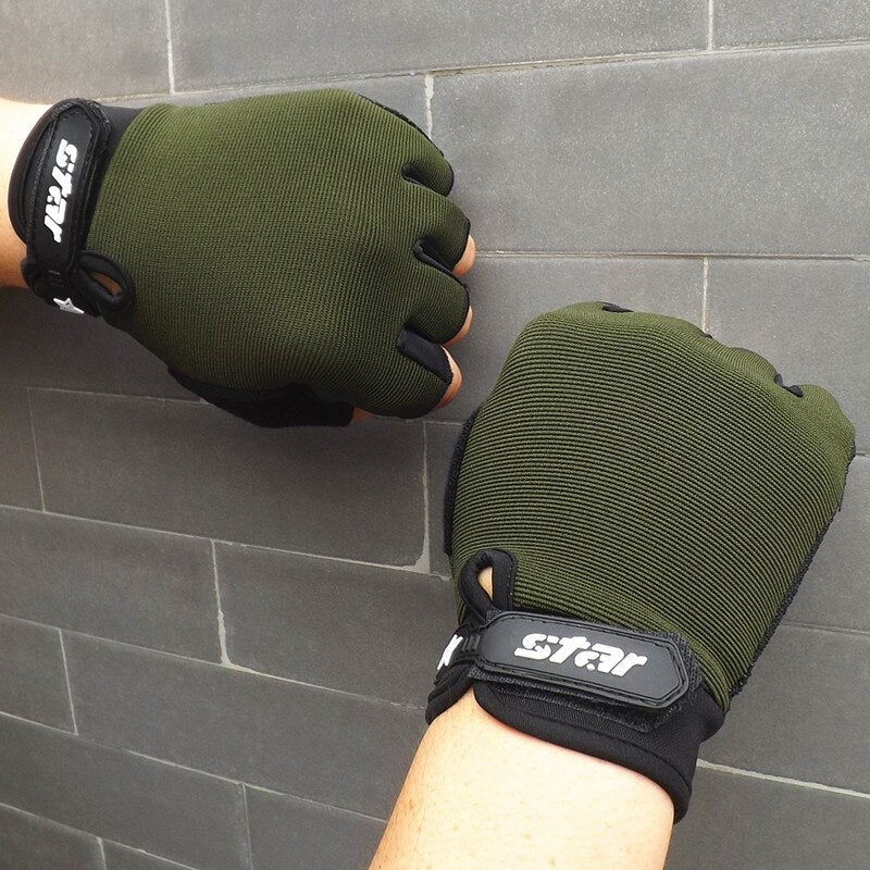 Tactical Half Finger Gloves - Blue Force Sports
