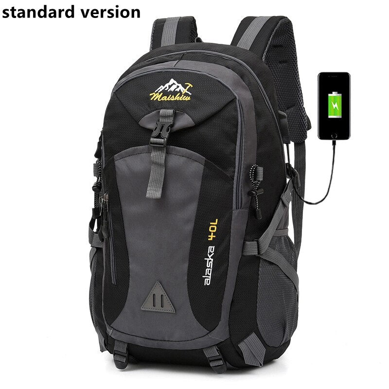 40L Waterproof Men's Backpack - Blue Force Sports