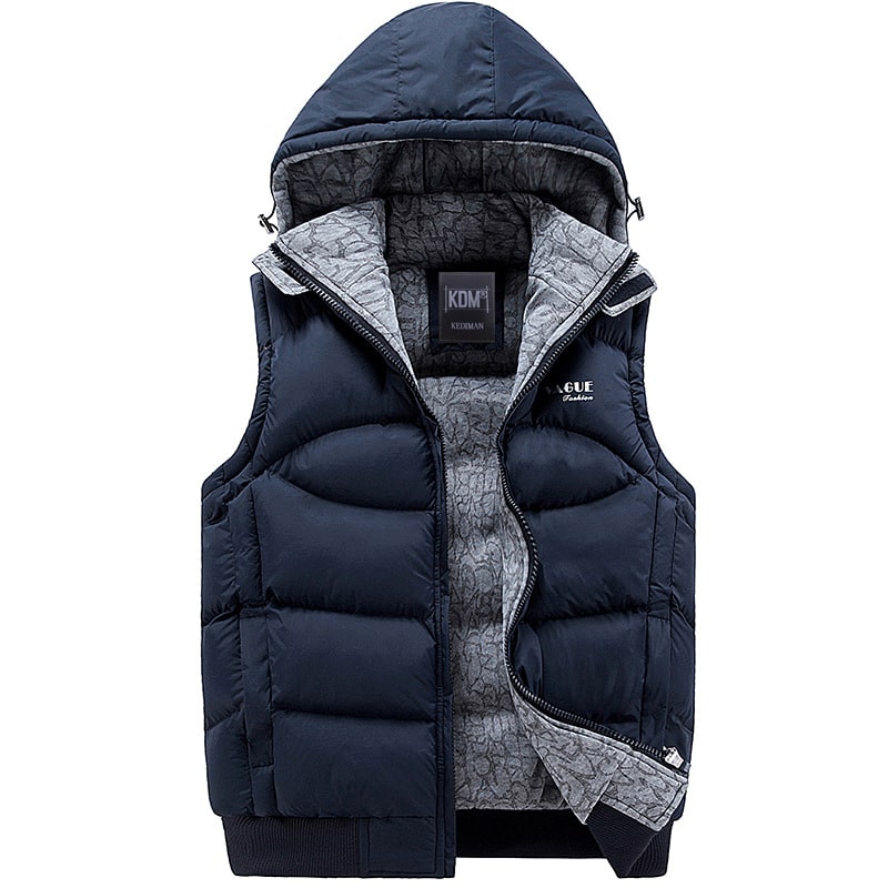 Fashion Sleeveless Jacket for Men - Blue Force Sports